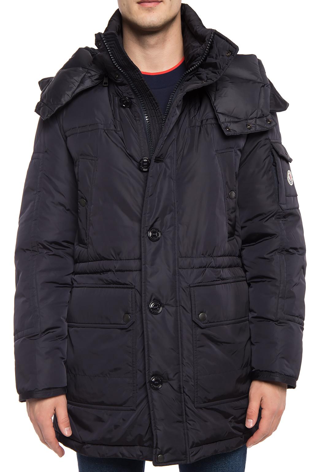 深蓝色Down jacket with detachable hood Moncler - Vitkac 中国